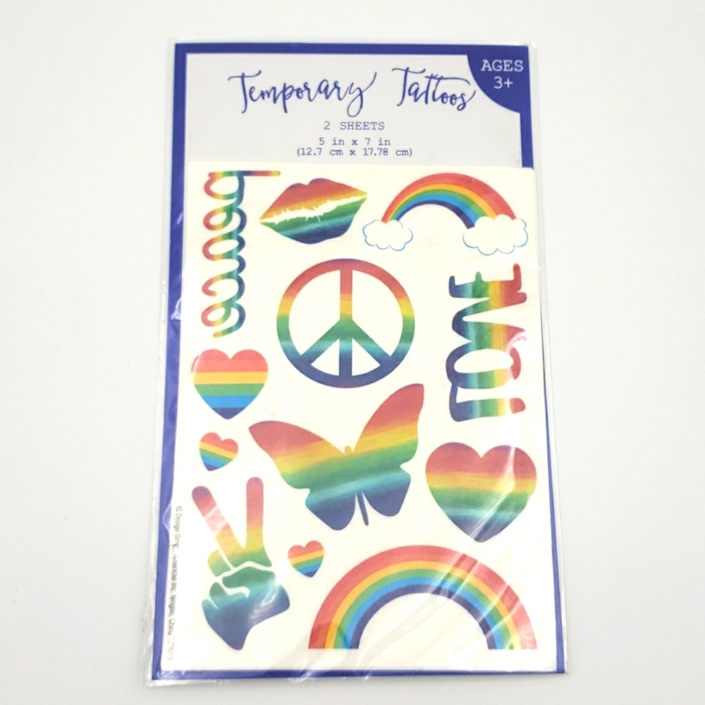 RAINBOW TATTOOS $8 or 3/$12 BUNDLE